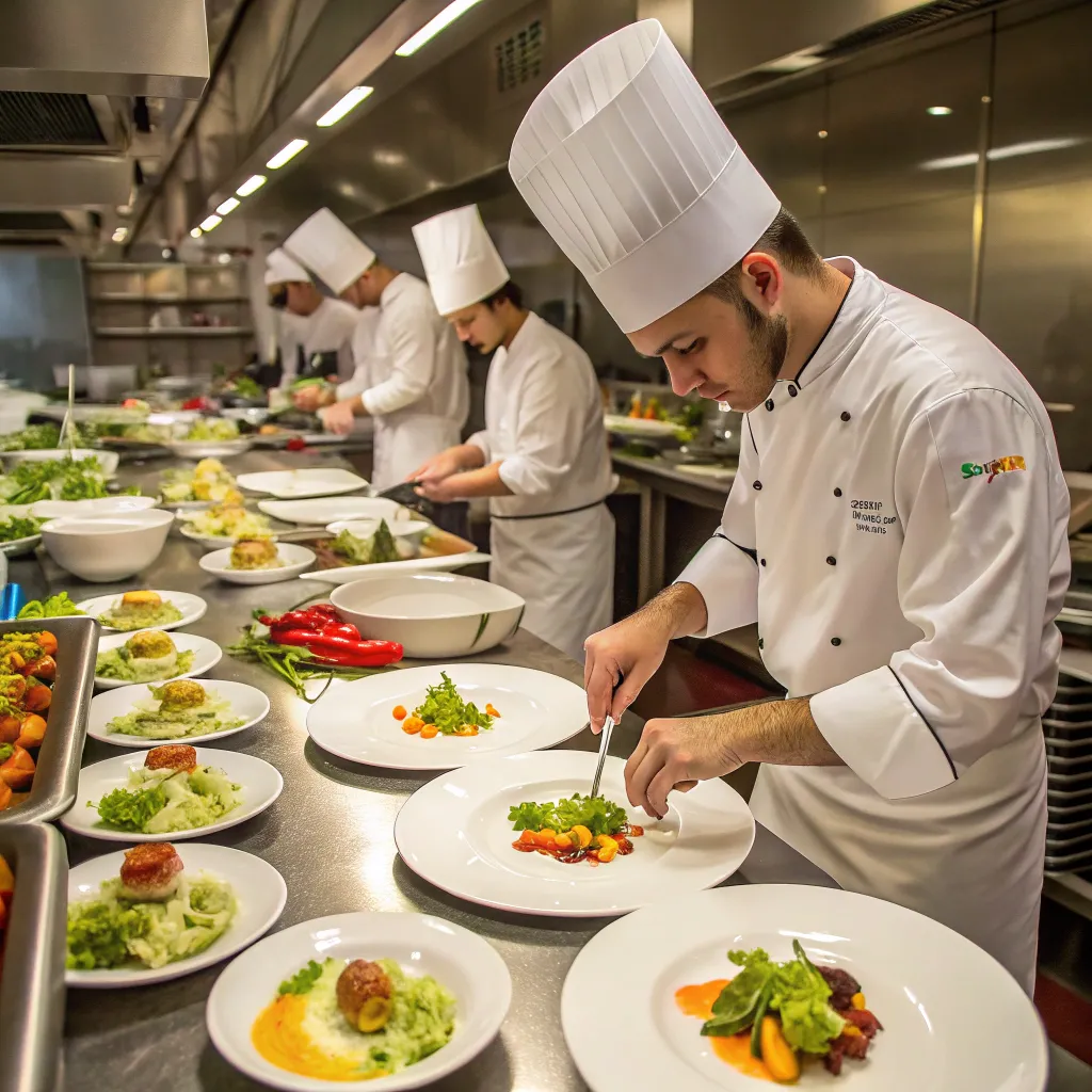 Gourmet cooking course